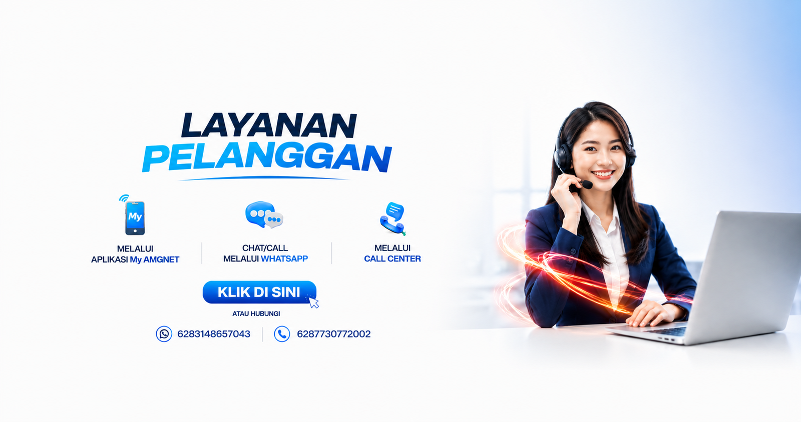 Layanan pelanggan internet fiber optic AMGNET